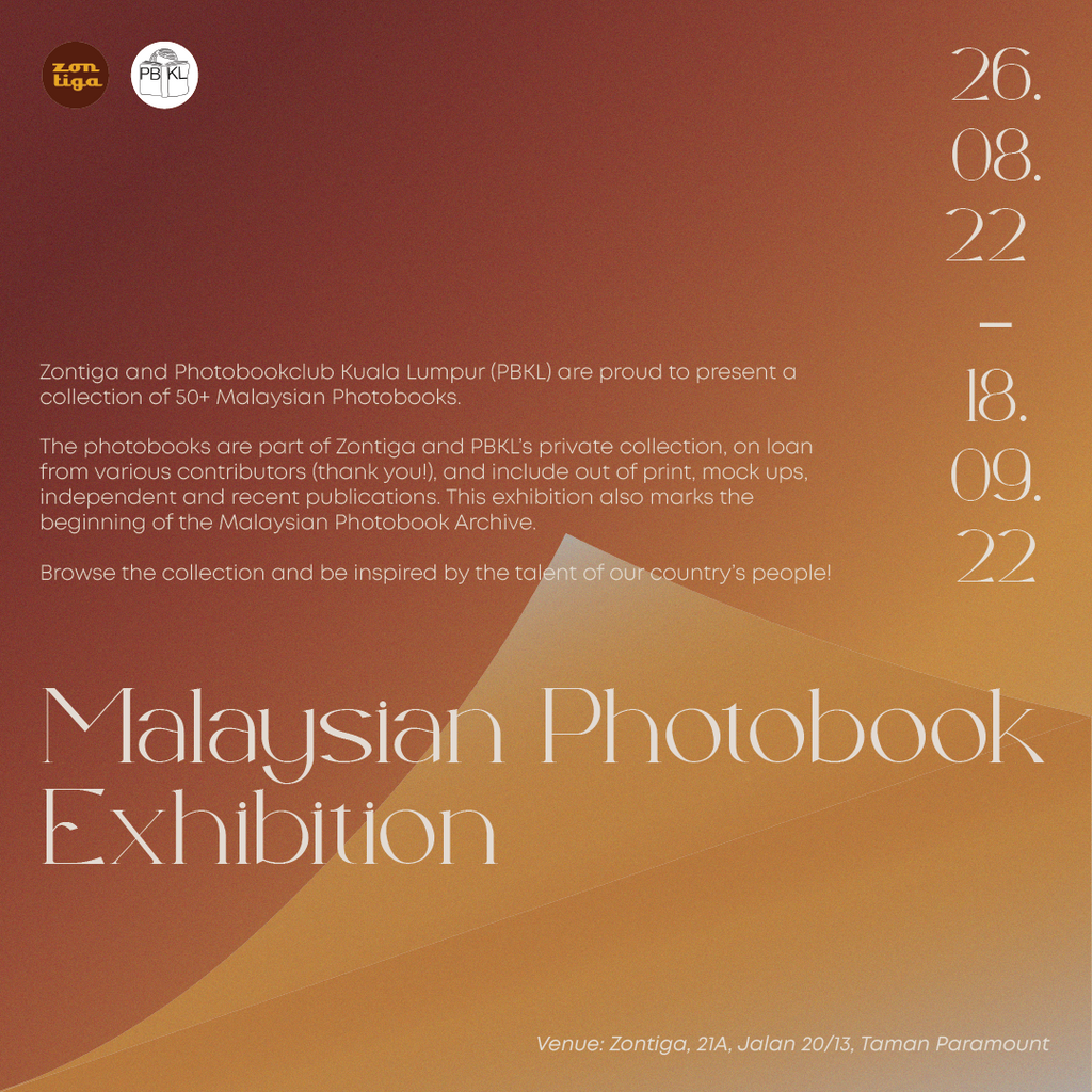 Malaysian Photobook Exhibition (26 August - 18 September 2022)