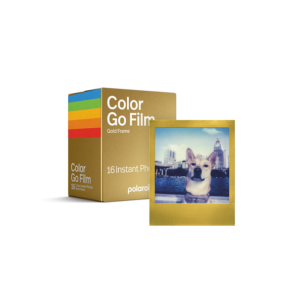 Polaroid Go Color Double Pack-Gold Frame Edition
