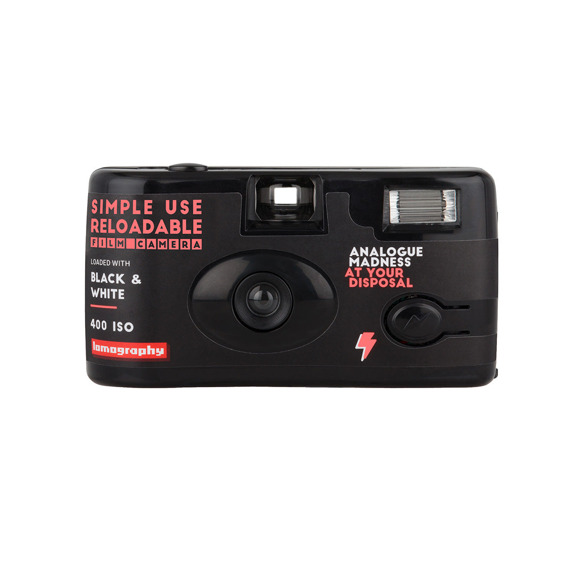 Lomo Simple Use Reusable Film Camera - Black and White